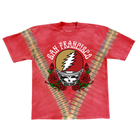 Faithful Red Tee (Tie-Dye)
